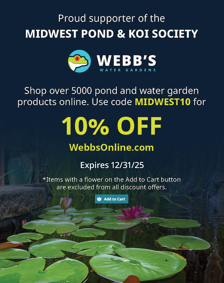 Webb's Water Garden Promotion